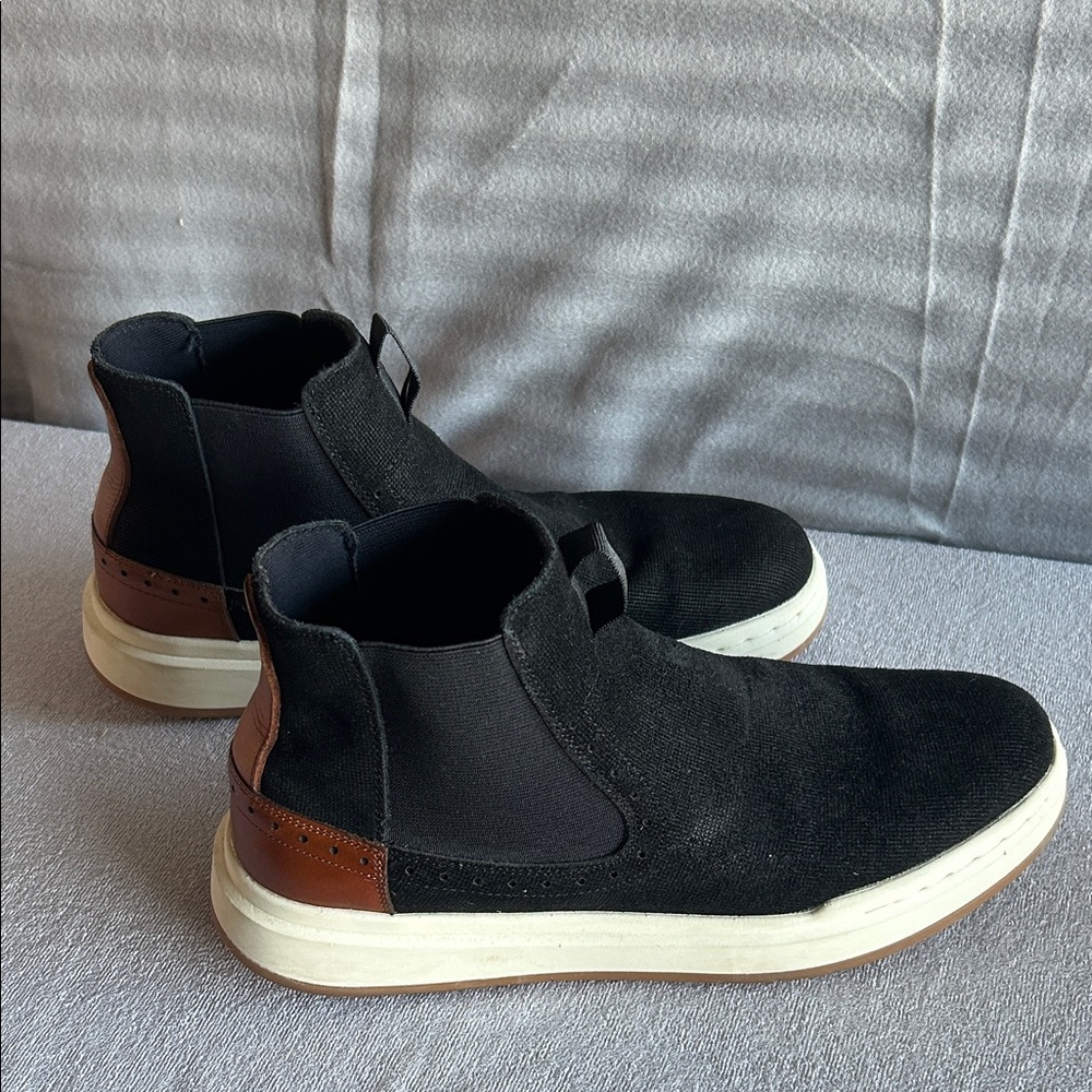 Black and Brown Men's High-Top boots